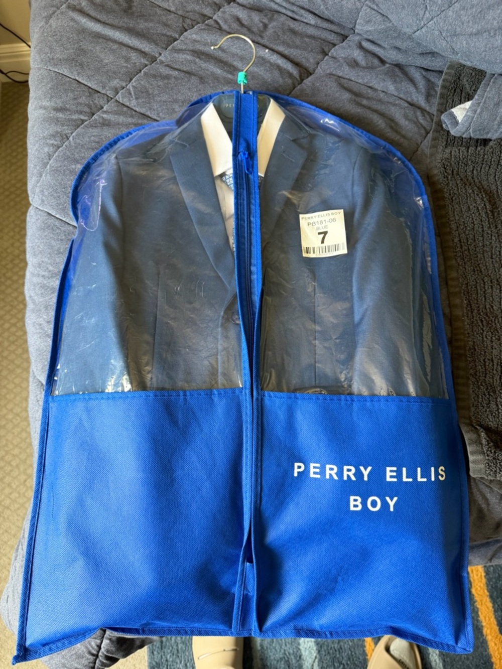 Perry Ellis Boy Blue Suit Set